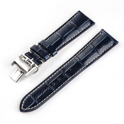 China Brand Watch Band Luxury Genuine Leather Watch Strap For LONG-INES Watch Accessories Parts Genuine Leather Watch Band 19/20/21/22mm for sale