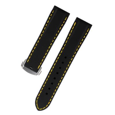 China Fashion. Sport Silicone Rubber Watchband For SRP SKX007 O-RIS Watch Band Sports Waterproof Wristwatch Band With Folding Buckle 18mm 20mm 22mm for sale