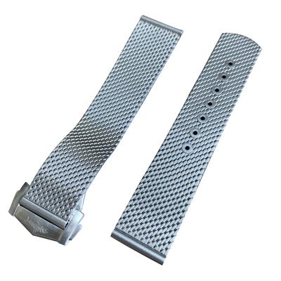 China Luxury Brand 20mm Mesh Stainless Steel Watch Band Watch Strap for Heim-dallr Watch Bands with Folding Buckle Watch Band Solid Steel Watchband for sale