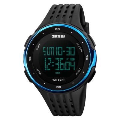 China Hot Sale Fashion Alarm Mens Digital Sports Watch Outdoor Man Sports Clock Silicone Wrist Watch For Boys for sale