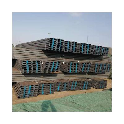 China Building Materials Hot Sale Q235B Building Channel Black Structural Materials Carbon Steel H Beam for sale