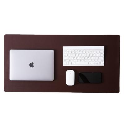 China Wholesale Viable Leather Desk Mat Paper Writing Pad Large Mouse Pad For Conference Room for sale