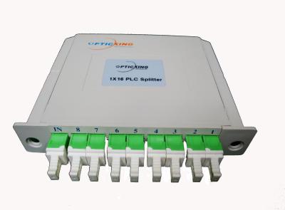 China de Vezel Optische PLC van 1260-1650nm FTTH Splitser 1x4 1x8 1x16 1x32 1x64 Te koop