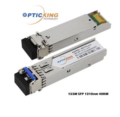 中国 Opticking 1310nm 40km 155Mbps SFPの光学トランシーバー モジュール 販売のため