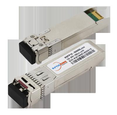 China 1550nm 80km 10G SFP+ Module OPTICKING SMF Transceiver for sale