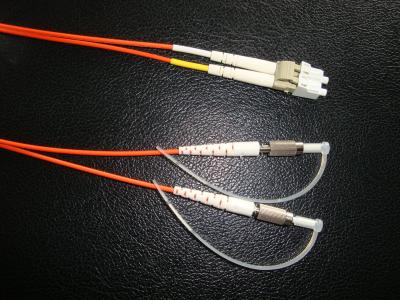 China Duplex LC TO DIN OM2 Terminator Fiber Optic Patch Cord Customized Length for sale