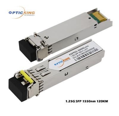 China Módulo 1,25 de G SFP 1550nm 120km SFP LC para a rede do acesso à venda