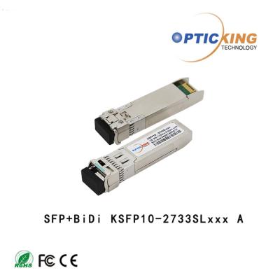 China TX 1330nm / RX 1270nm 40KM 10G BIDI SFP+ Optical Transceiver for sale