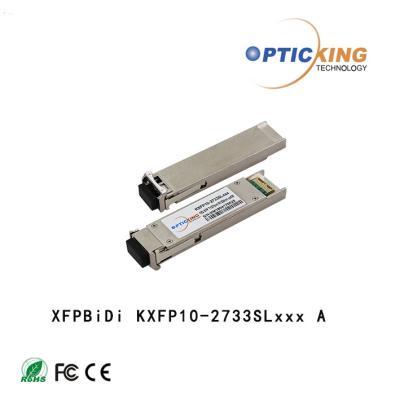 China TX 1270nm / RX 1330nm 40KM XFP Optical Transceiver 10G SFP+ BIDI for sale