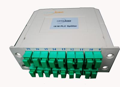 중국 Passive Splitter Fiber Optic 1x16 SC APC Splitter Passed GR-1209 판매용