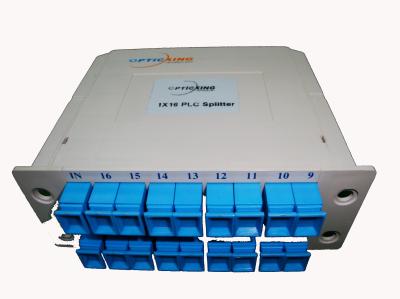 China SC APC Fiber Optic PLC Splitter 1x16 for sale