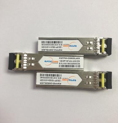 China Gegevens van de de Zendontvangermodule 1.25Gb/S van DWDM 1537.40nm SFP de Optische - verbindingen Te koop