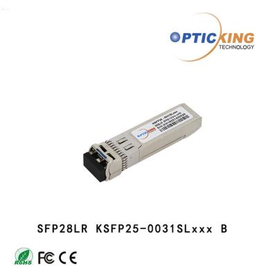 China transceptor ótico frente e verso de 25G SFP28 1310nm 10km LC à venda