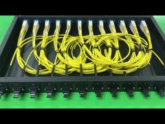 1U 96C MPO MTP LC Fiber Optical Patch Panel Singlemode OM3 OM4