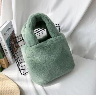 China Wild Handbag In Autumn And Winter Plush Cute Women's Fashion Handbag 2021 New for sale