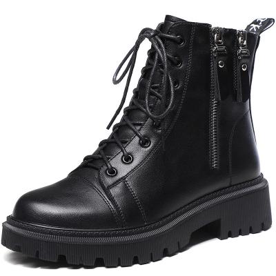 China Tassel Boot Women's Shoes Grainy Leather Tassel Boot Women's Boots With Outsole Rubber Leather Boots Fashion Assortment for sale