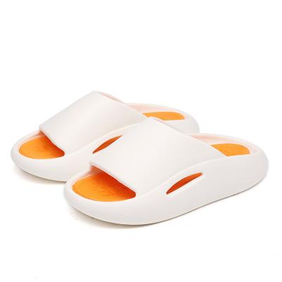 China 2022 Fashion Trend New Fashion Trend Household Household Residue Thick Bottom EVAslides Slippers Summer Couples Sandals In The Bathroom for sale