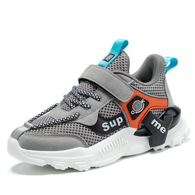 China Flat-flat 2022 new spring boys' sports shoes mesh large casual breathable outdoor sports shoes running and college children's shoes for sale