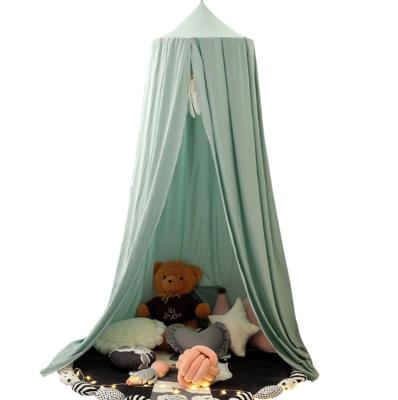 China Folded Cotton Princess Children Kids Baby Crib Canopy Canopy Bed Curtain for sale