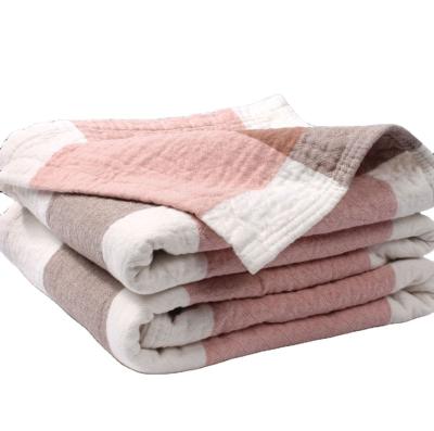 China PLHMIA Anti-Static Cotton Muslin Cloth 100% Organic Fabric Wraps Baby Blankets for sale