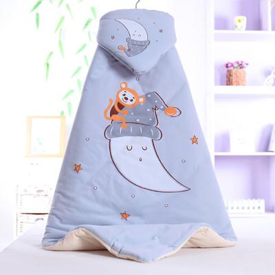 China PLFA Light Weight 100% Cotton Winter Baby Blanket Warp Baby Breathable Sleeping Bag for sale