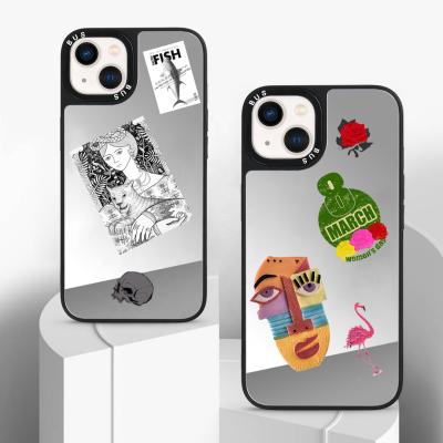 China Shockproof For iPhone 12 Pro Shockproof Rubber Soft Bumper Back Mirror Hard Phone Case For Iphone 12 pro for sale