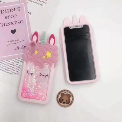 China 3d cartoon silicone protective phone casing case for Iphone, girl silicone case cover for Iphone XY-20210305 for sale