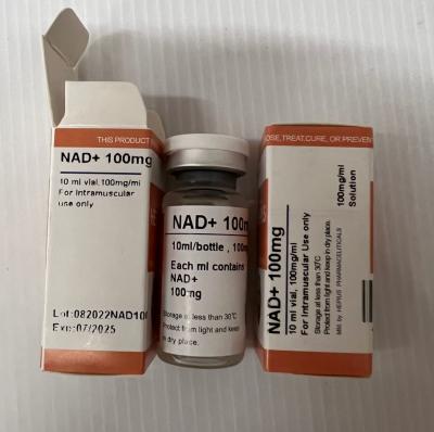 China NAD+ 100mg 10ml vial injections Nicotinamide adenine dinucleotide for sale