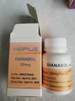 China Músculo que corta el polvo Metandienone preacabado Dianabol en las píldoras 10mg/tab y botella de 20mg/tab 100tabs/ en venta