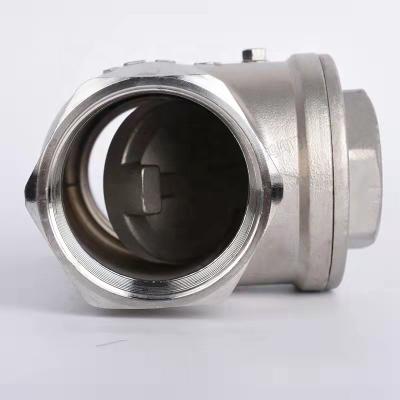 China 2 Inch Stainless Steel Swing Check Valve Body General Double 10mm for sale