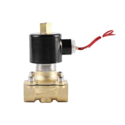 China AC 220v Brass Jacquard Faucets Electronic Solenoid Valve Normally Open Powerful General Water Corrosion Resistant for sale