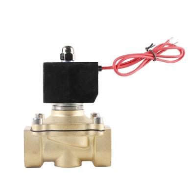 China DC24V AC220V General Brass Outdoor Waterproof Solenoid Water Normally Closed Valve IP65 1.0MPA for sale