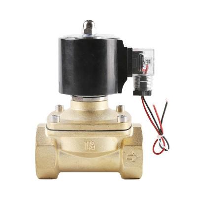 China Air Gas Solenoid Valve Water Oil Gas Temperature Diaphragm Waterproof Normal General 1 1/2