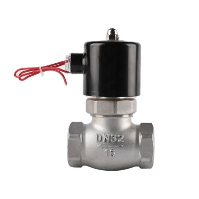 China DN32 2L General Steam Solenoid Valves High Temperature Stainless Steel BSPP Female Thread for sale