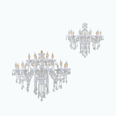 China Modern Design Modern Residential Decoration Ceiling Light Candle Chandelier Luxury Crystal Led Lamp for sale