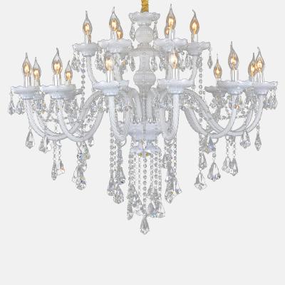 China China Supplier Modern Round Large Candle Gold K9 Modern Luxury Crystal Chandelier Decorative Retro Crystal Chandelier Pendant Lights for sale