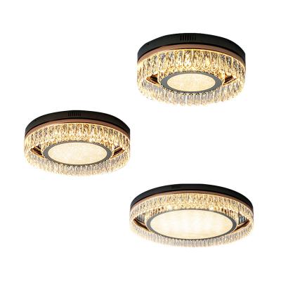 China Modern Good Prices Popular Customized Dimmable Pendant Lamp Contemporary Dining Living Room Crystal Led Ceiling Light for sale