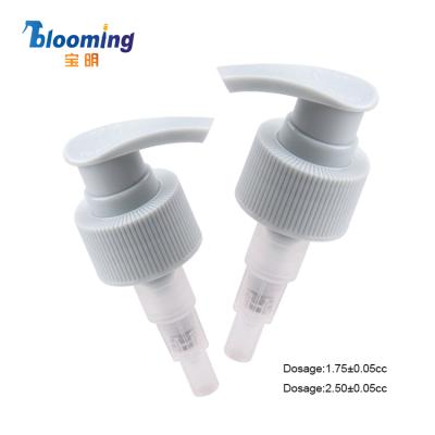 China Non Spill Lotion Dispenser Pump For Locked Liquid Screw Up-Down Shampoo Bottle Custom Plastic Lotion Pumps for sale