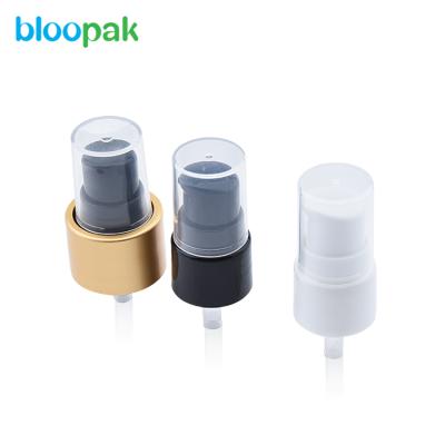 China Non Spill Aluminum Eye Cream Pump, 20/410 18mm Cream Dispenser, Plastic Treatment Pump for sale