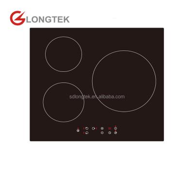 China Commercial 3 burner induction cooker with high quality victroceramic glass for sale