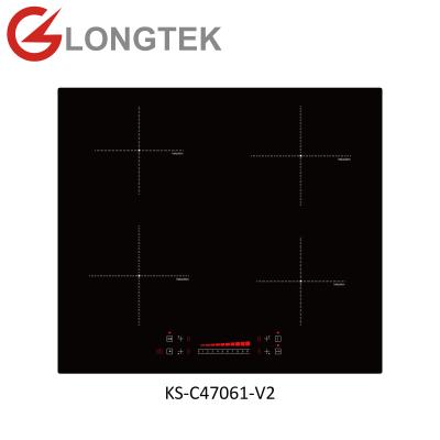 China Household built-in 4 burners electric induction hob cooktop induction cooker for sale