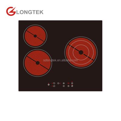 China Household Kitchen Appliances 3 Zone Ceramic Cooktop Element for sale