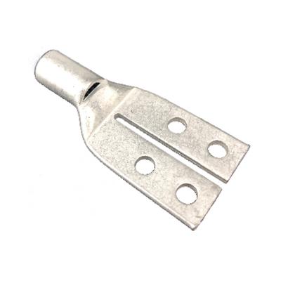 China Stamped Copper Four Hole Uninsulated Copper Connecting Crimp Terminals Tin Plated Heavy Duty Irreversible Compression Terminals for sale