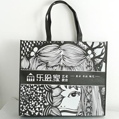 China Modern Grocery Eco-Friendly Tote Non Woven Bag Laminated Eco Reusable Shopping Non Woven Tote Bag for sale