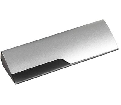 China Unisex Aluminum Eyeglass Case For Small Frames In Black Or Silver For Men Women for sale