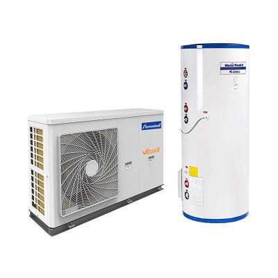 China Hotel Gree air source to sprinkle household hot water heat pump floor water heater 150L for sale