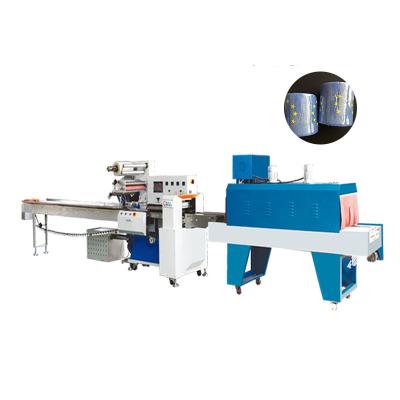 China Line Type High Speed ​​Automatic Shrink Wrap Machine Food Wrapping Line For Boxes for sale