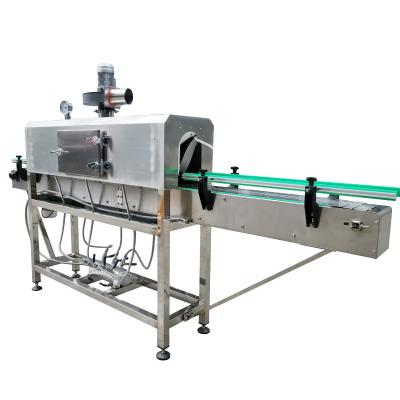 China Automatic Food FRIENDPACK Steam Label Bottle Heat Shrink Packing Machine for sale