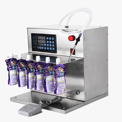 China Beverage 4 Head Type Small Volume Filling Machine For Soy Milk for sale