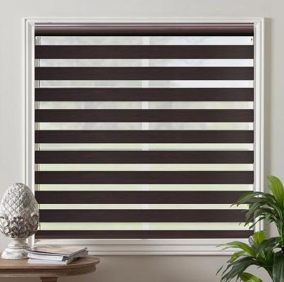 China Wholesale Manufacturer CLASSIC Zebra Tape Roll Shade Sunscreen Fabric Blind Venetian Korean Blinds for sale